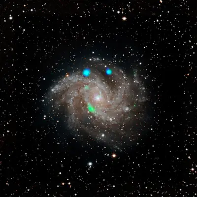 NASA Telescope Spots Mystery in Fireworks Galaxy