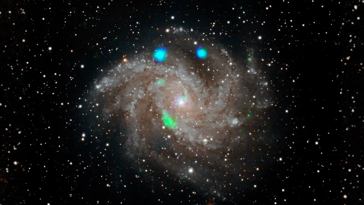 NASA Telescope Spots Mystery in Fireworks Galaxy