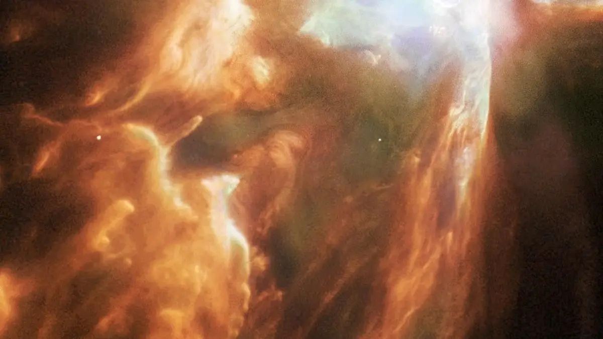 Dying Star Shrouded by a Blanket of Hailstones Forms the Bug Nebula