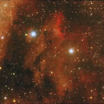Pelican nebula ic5070 ic5067