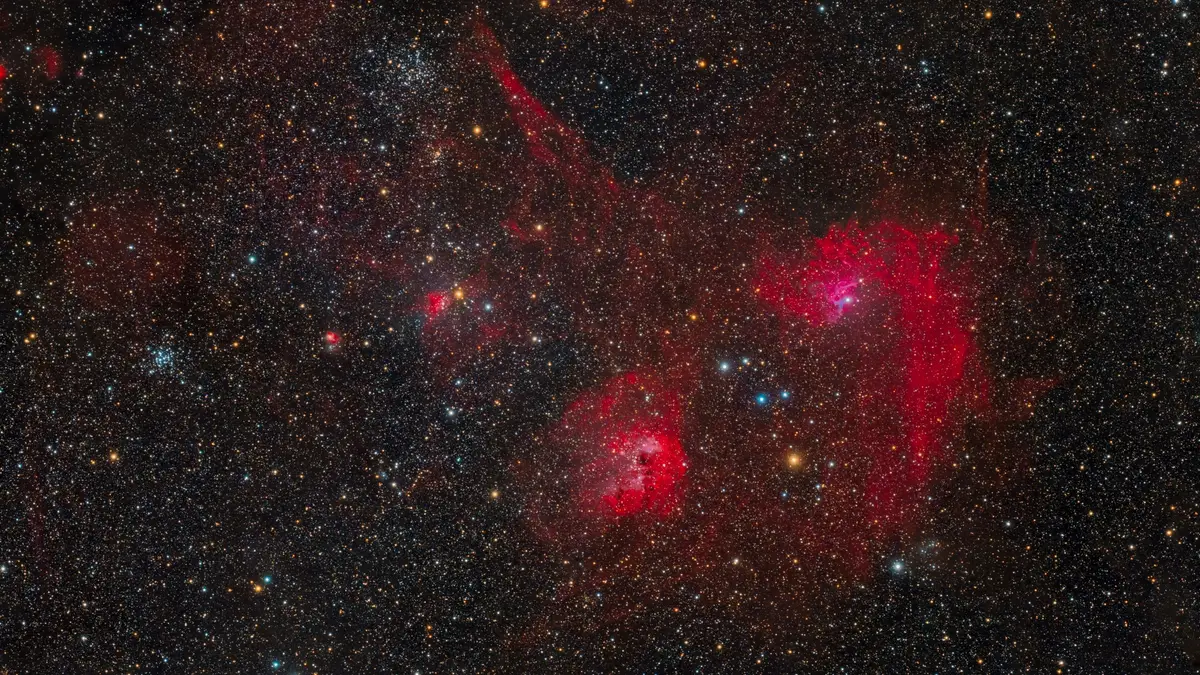 IC 410 - IC 417 - NGC 1912 in Auriga