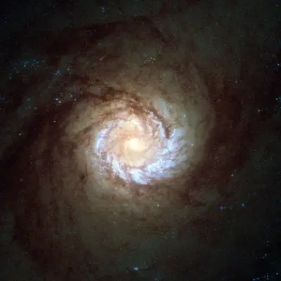 A hungry starburst galaxy