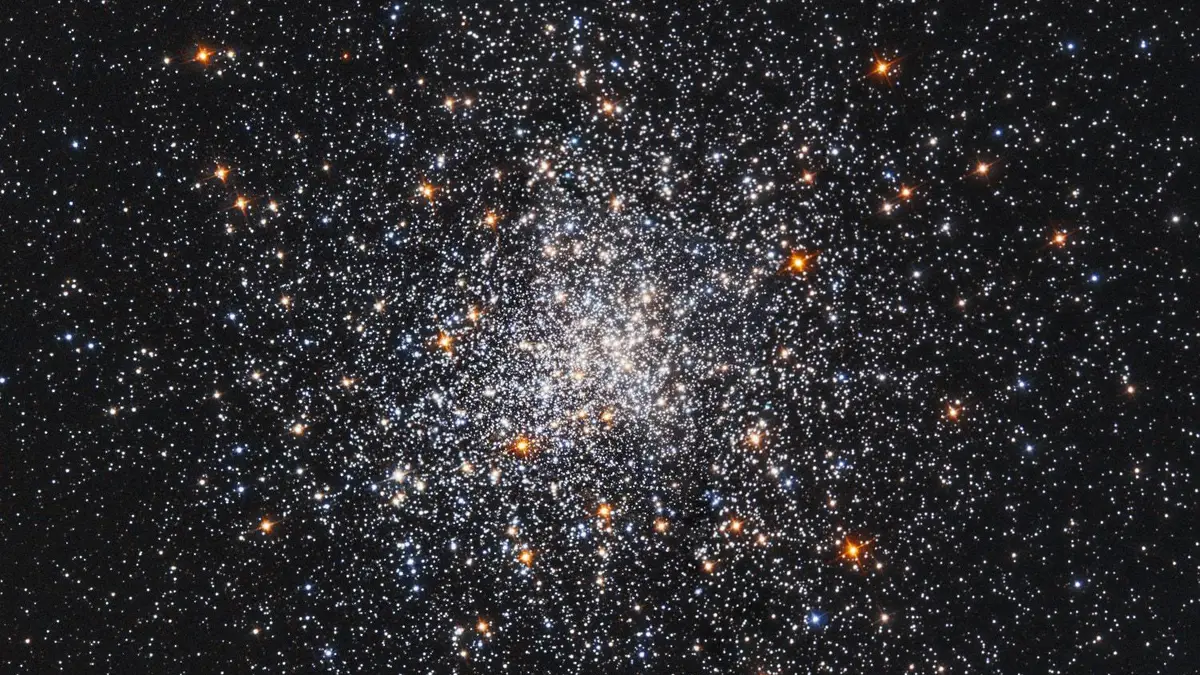 A snowstorm of stars