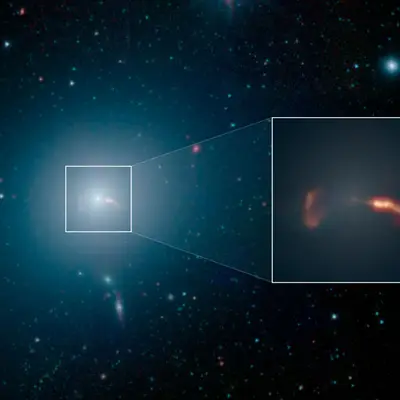 Spitzer Captures Messier 87