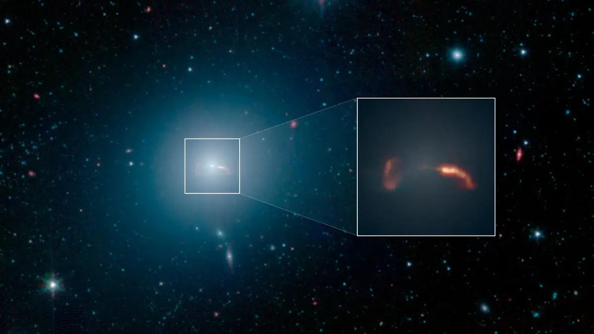 Spitzer Captures Messier 87
