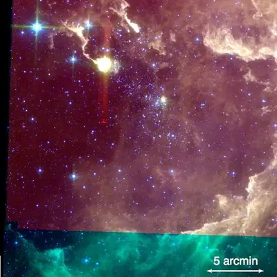 NGC 1893 Spitzer View