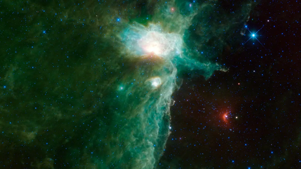 A Different View of the Flame Nebula