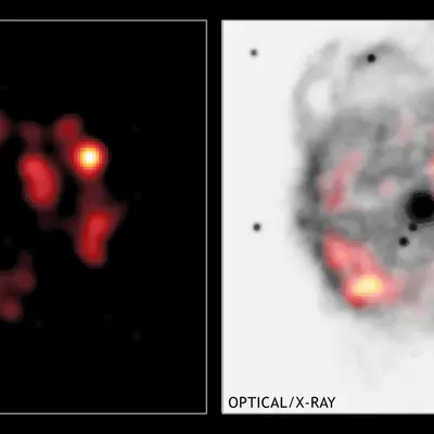 Chandra X-ray & NOAO Optical Composite of NGC 40 (2005-n40-more-1)