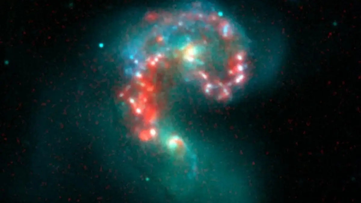 Fire within the Antennae Galaxies