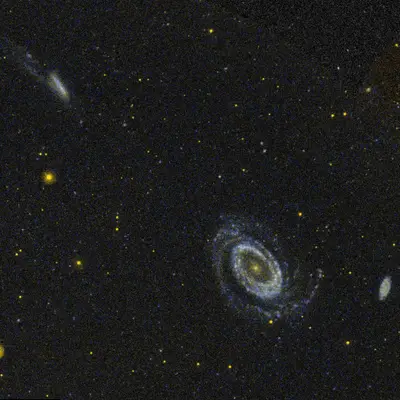 NGC 4725 4747 4712 GALEX WikiSky