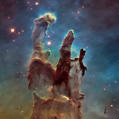 Pillars of Creation (Hubble 2014)