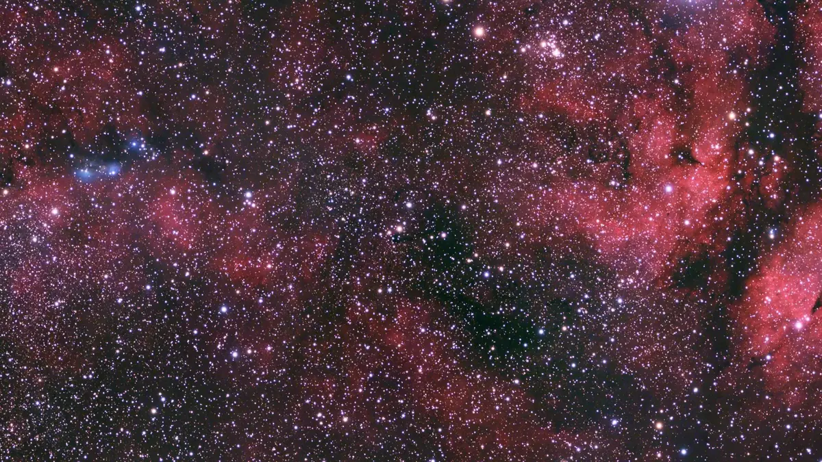 Region of NGC 6914 and NGC 6910 by Kees Scherer