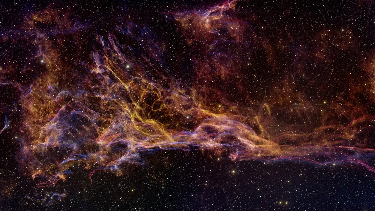 Double-Wide Image of Pickering's Triangle (noao0801a)