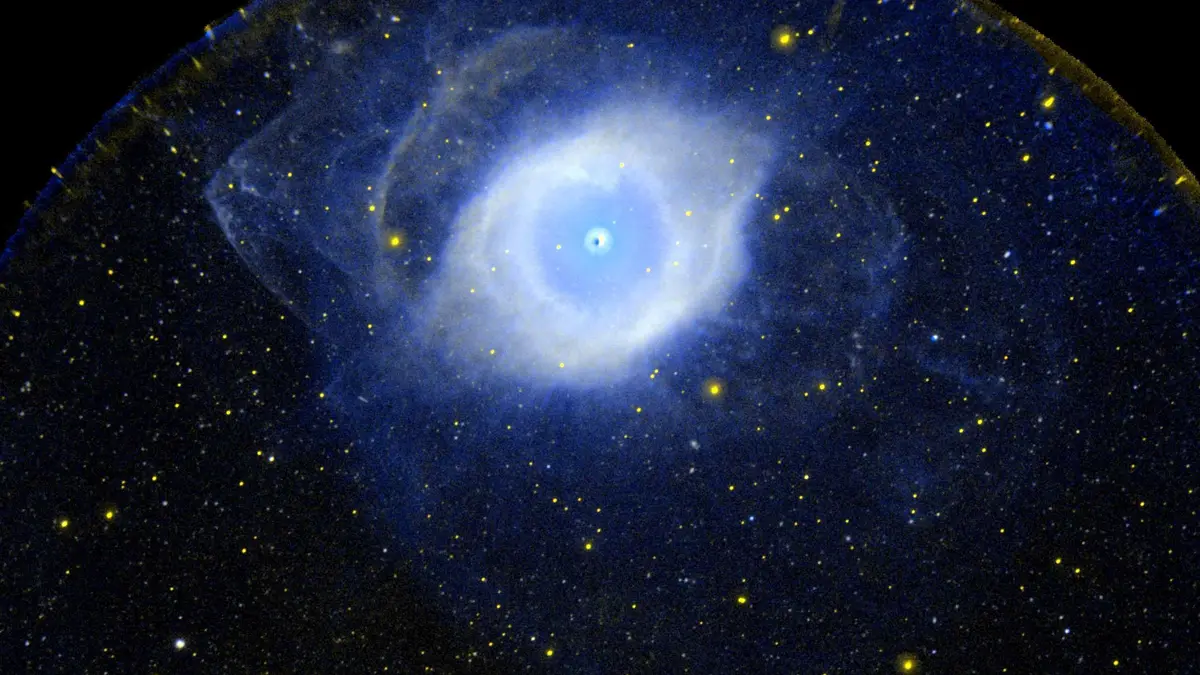 Planetary Nebula NGC 7293 also Known as the Helix Nebula