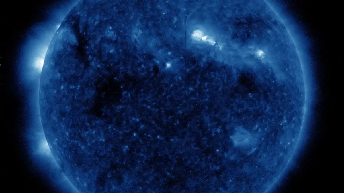 Full disk view of the sun June 21, 2010